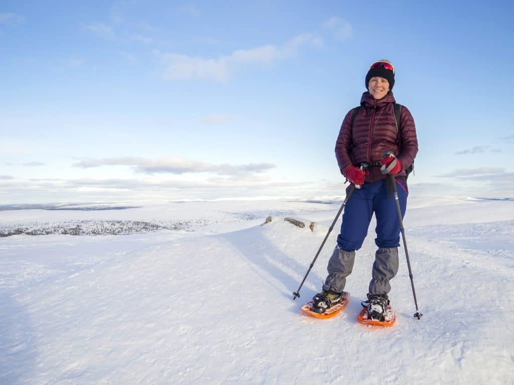 Snowshoeing