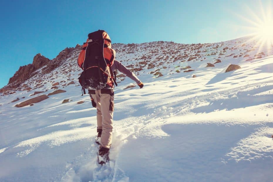 Snowshoeing